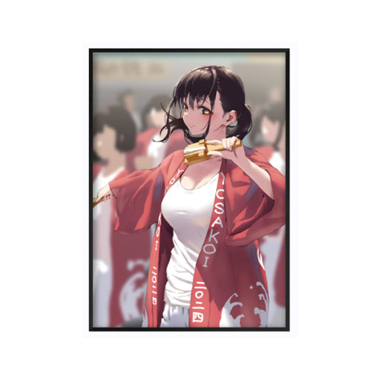 EmST jonsun個展「あと二日」 目が合うアート B 額装あり【限定10点】