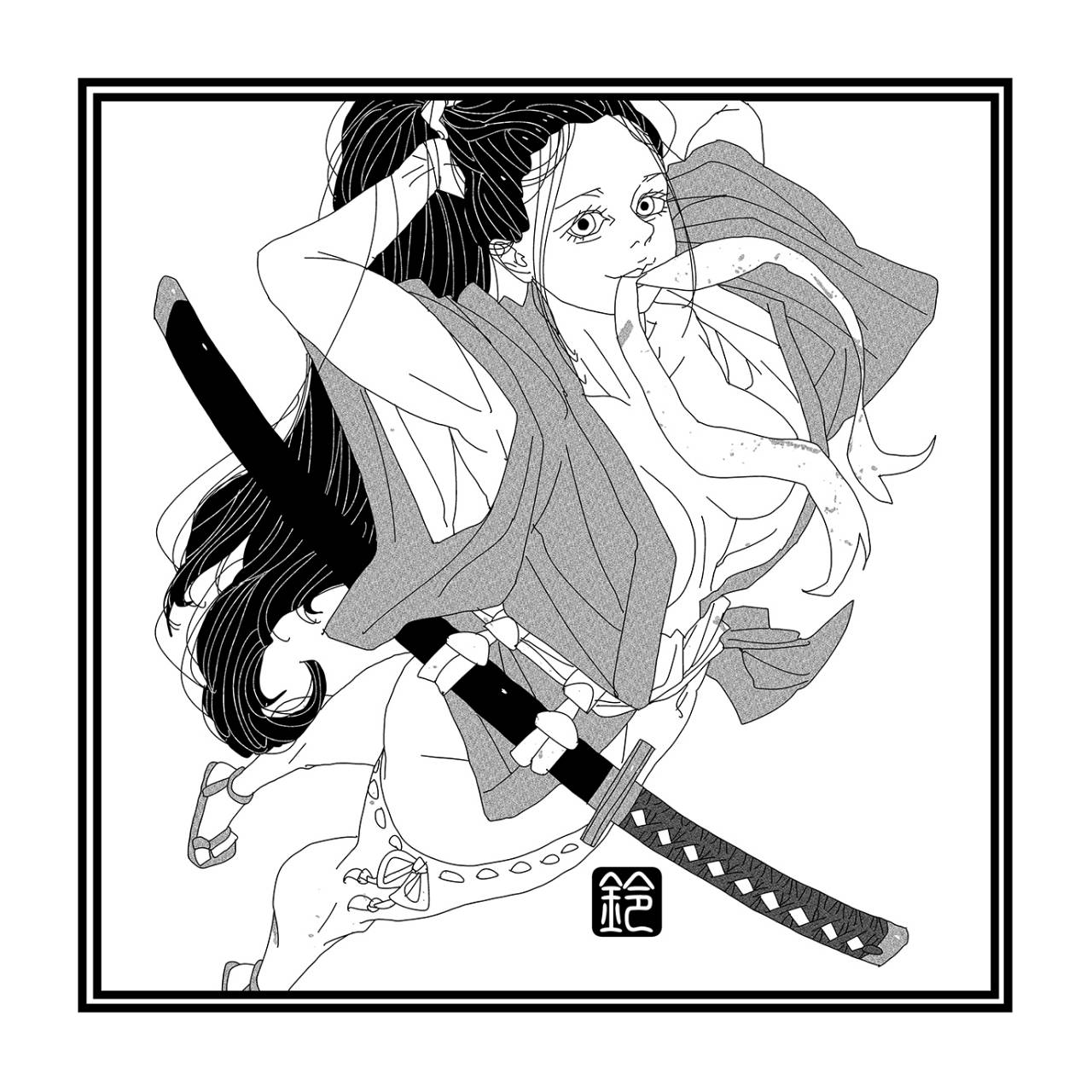 EmST 鈴木セイゴ個展「新版」 ハンカチB