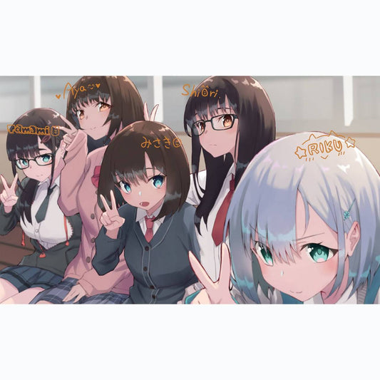 EmST jonsun個展「あと二日」 直筆サイン入り特大タぺ 「あお髙」【限定1点】