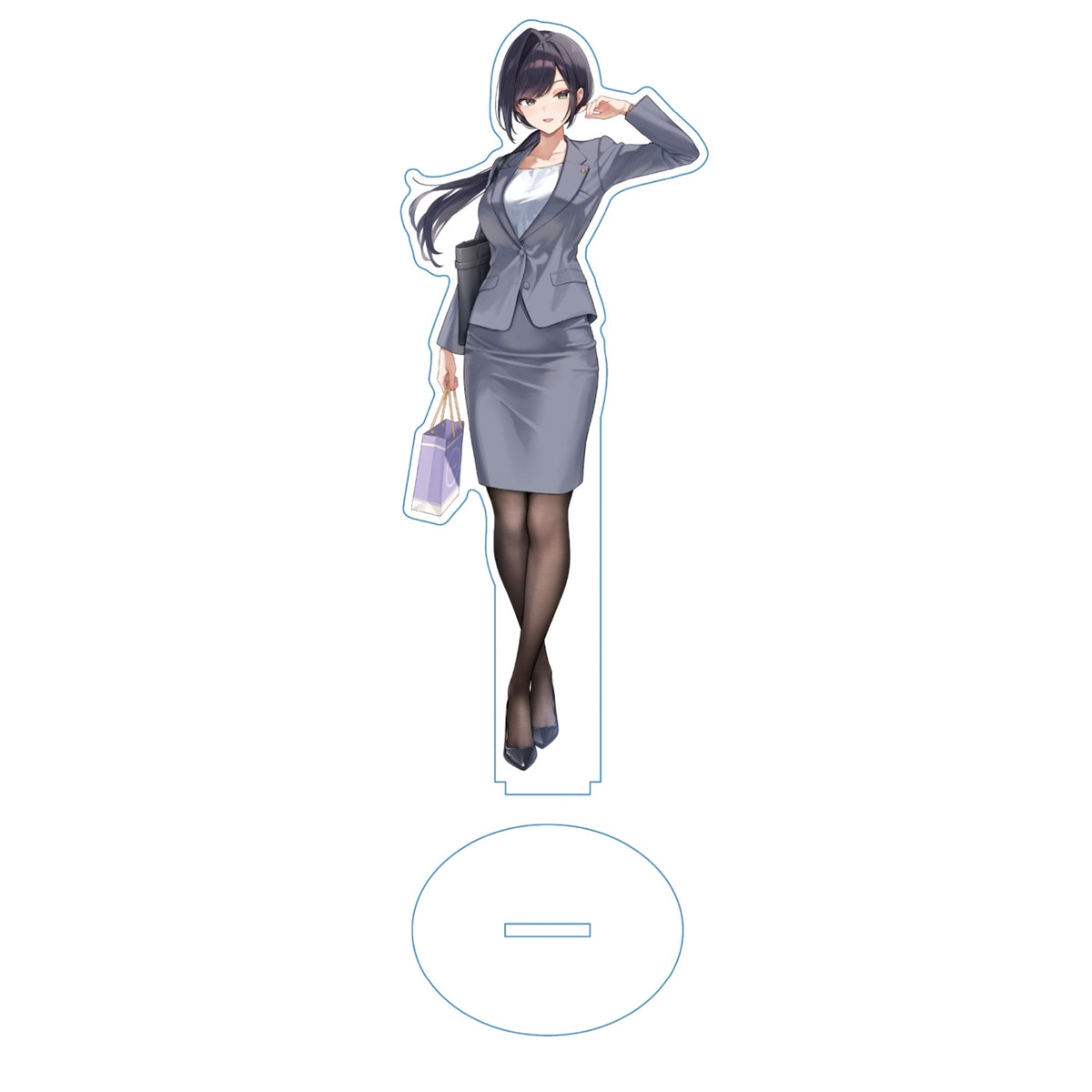 天城しの個展『受付ちゃんの外出』アクリルスタンド C