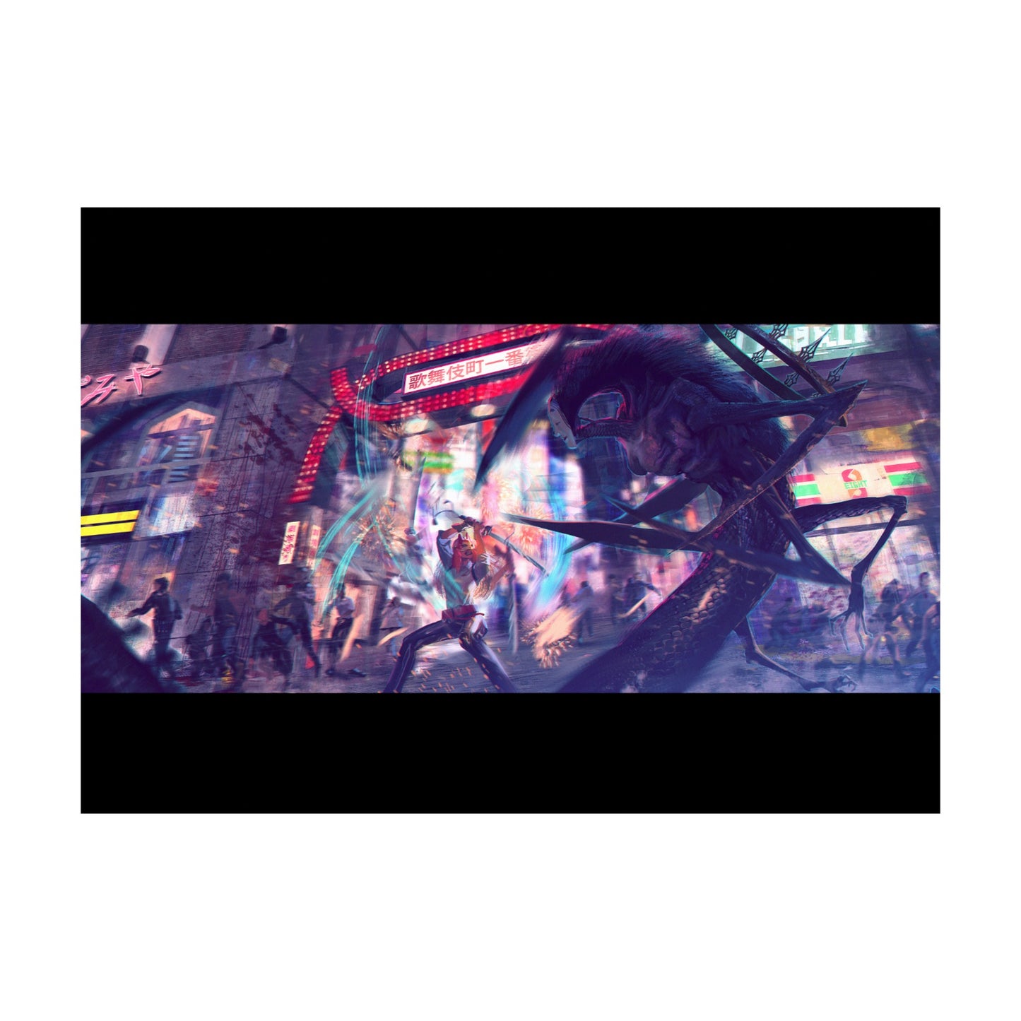 EmST 友野るい個展『戯画☆桃太郎奇譚』マットコーティングポスターG