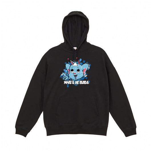 EmST 友野るい個展『戯画☆桃太郎奇譚』ビンテージ加工パーカー