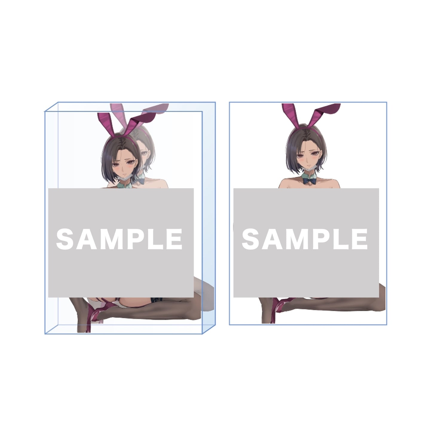 けそシロウ個展 差分アクリルブロック B