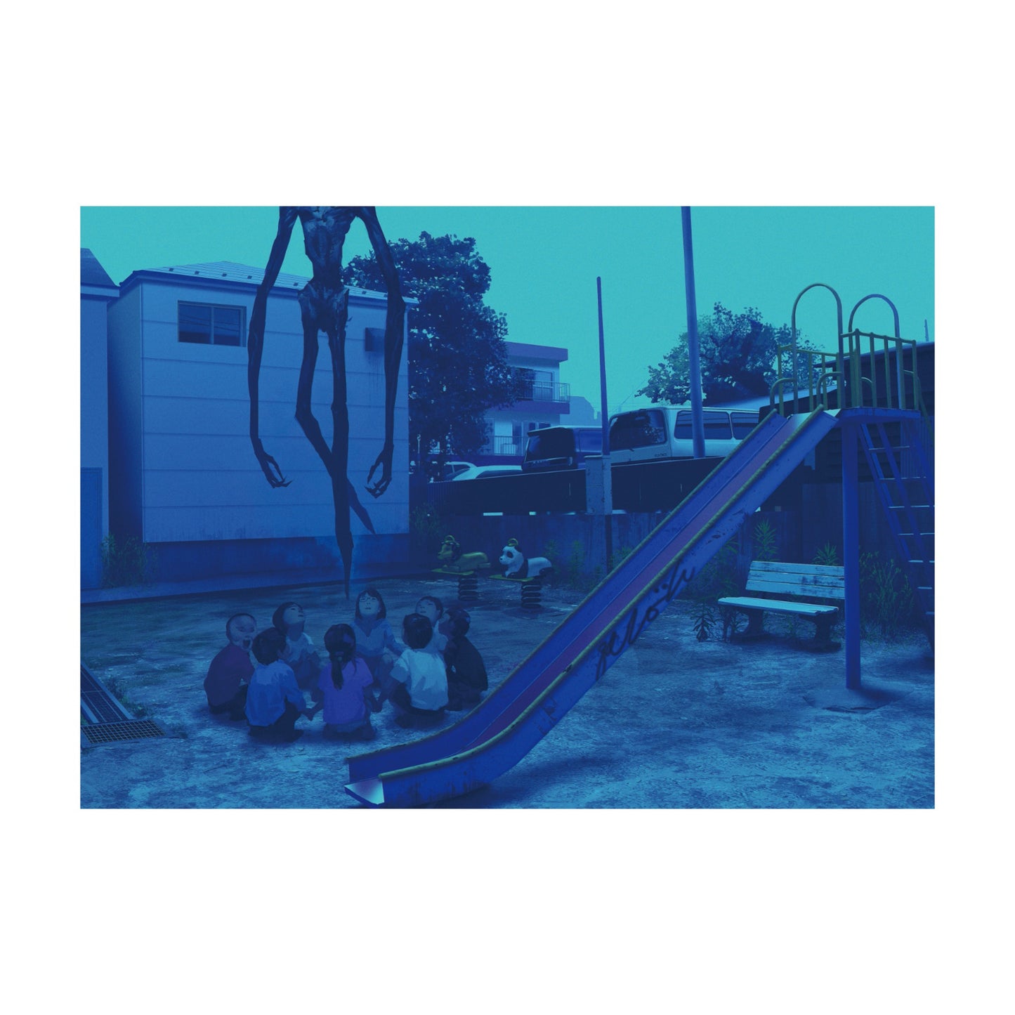 EmST 友野るい個展『戯画☆桃太郎奇譚』マットコーティングポスターE