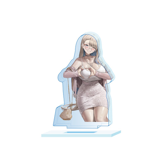 EmST くせ個展「私にだけ優しいギャル家庭教師」アクリルブロックスタンドA