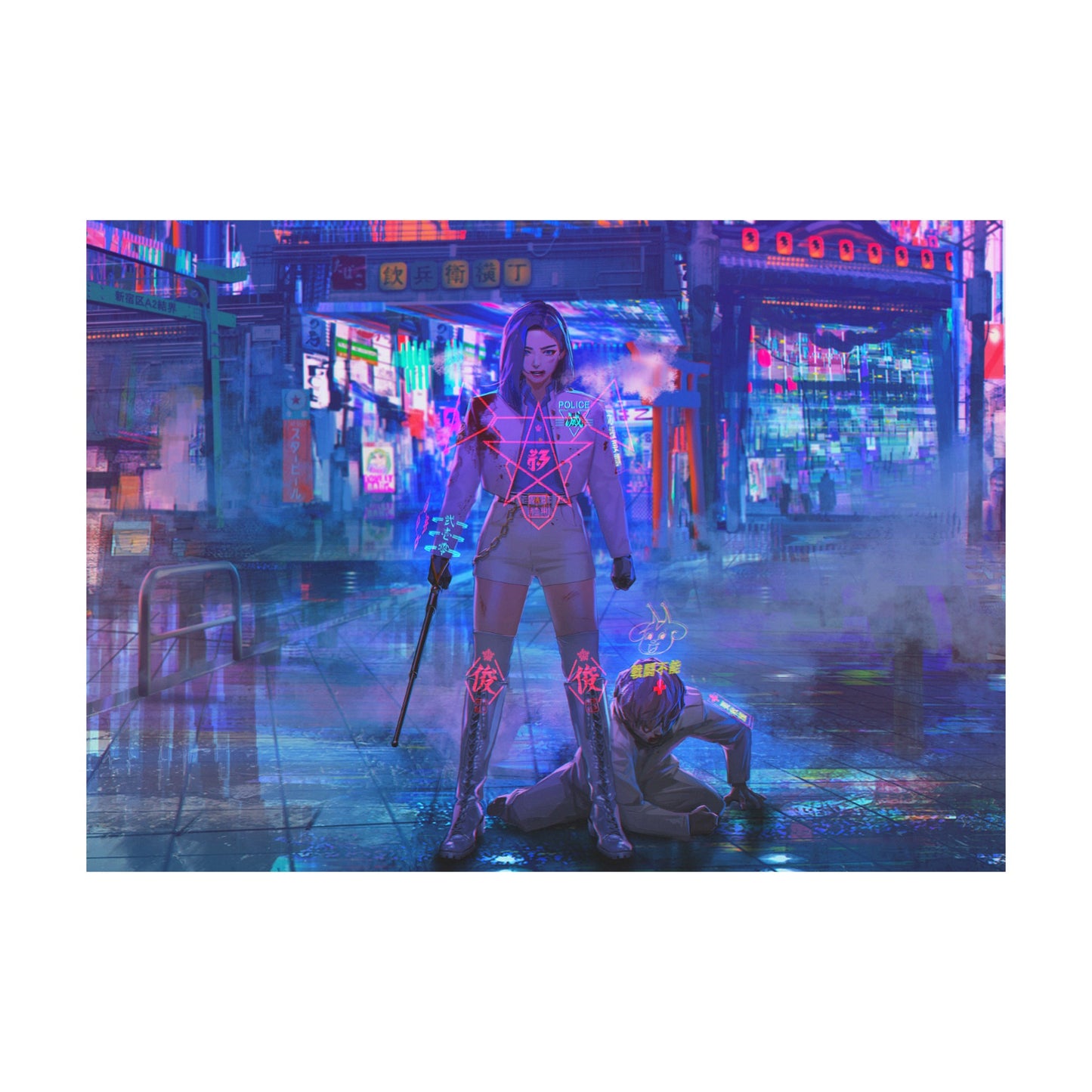 EmST 友野るい個展『戯画☆桃太郎奇譚』マットコーティングポスターB