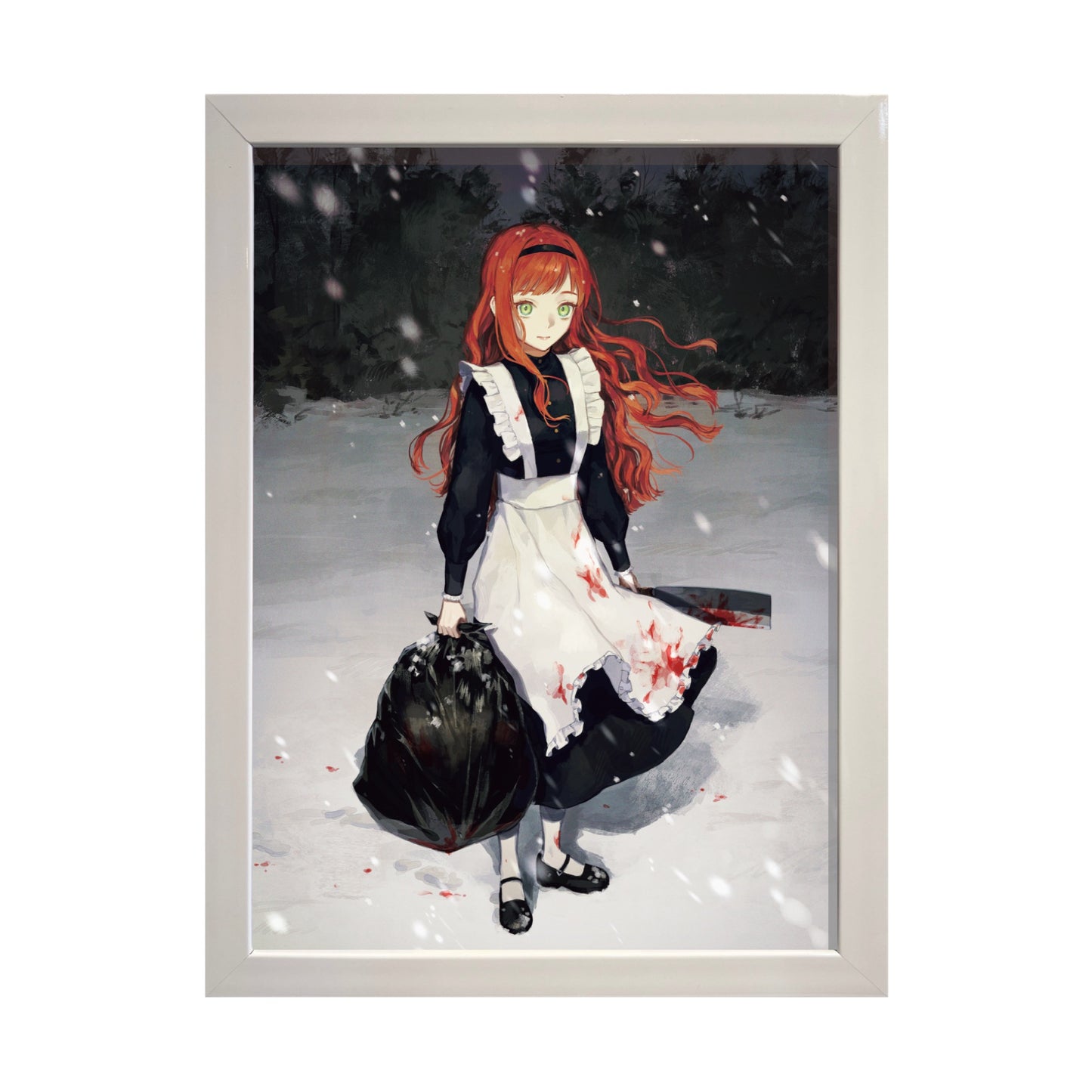 寿なし子個展『あの子は夢の中』【受注販売】壁掛けミラーアート F