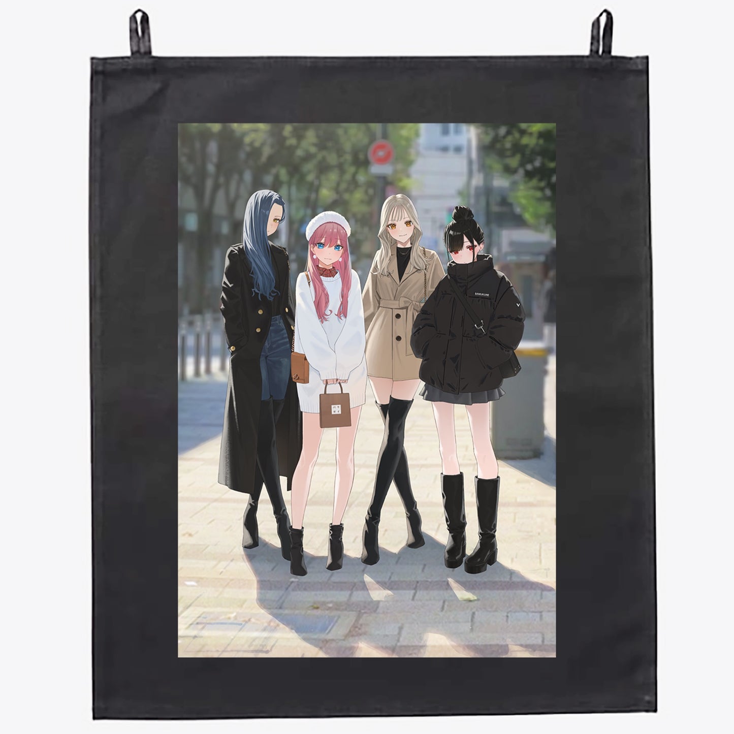 はらけんし個展 『TOUCH』ファブリックポスター