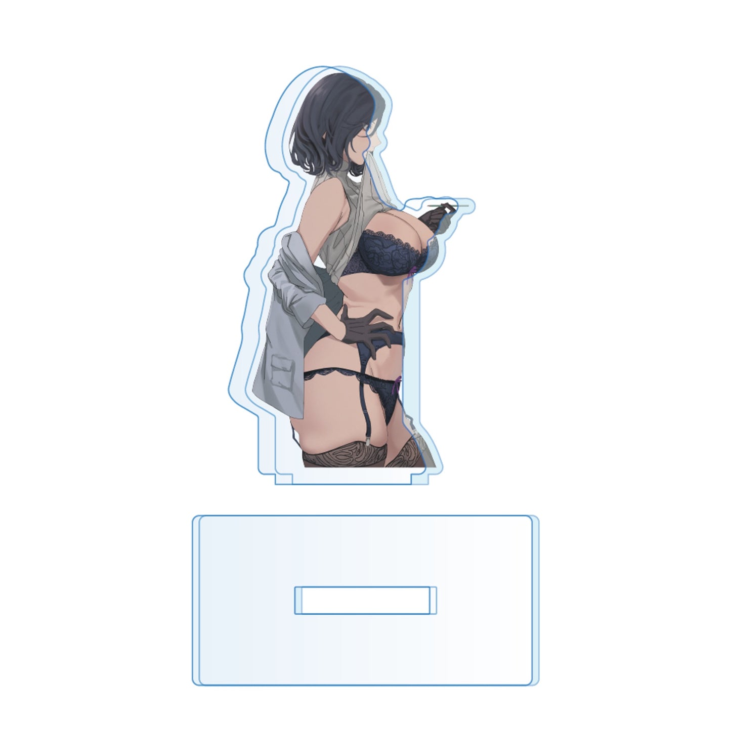 けそシロウ個展 アクリルブロックスタンドC