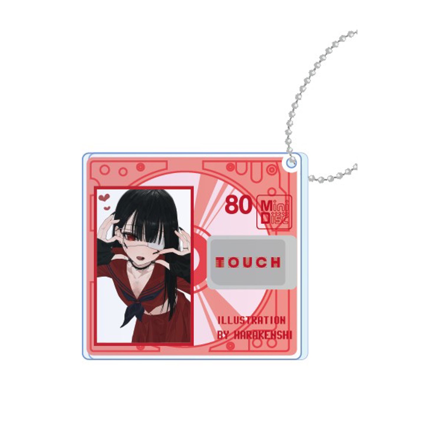 はらけんし個展 『TOUCH』MD風アクリルキーホルダーA