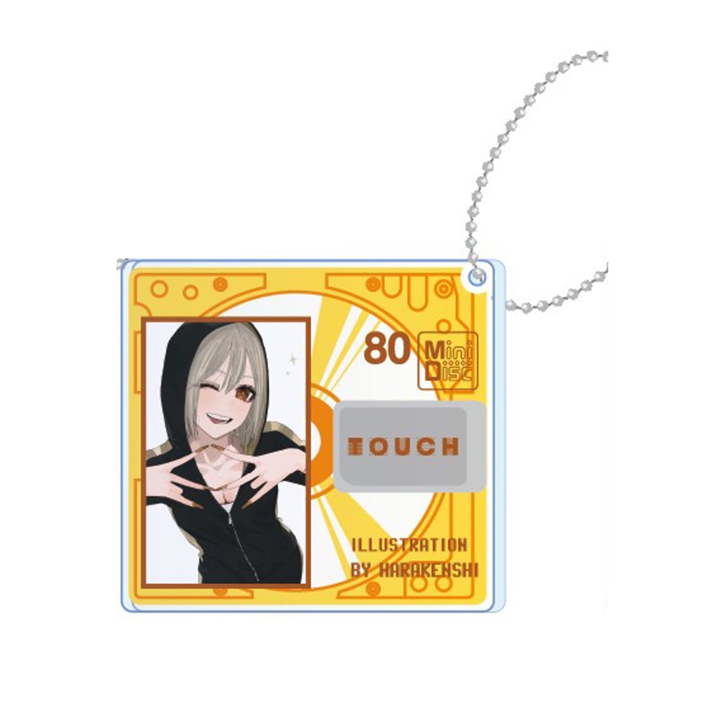 はらけんし個展 『TOUCH』MD風アクリルキーホルダーB