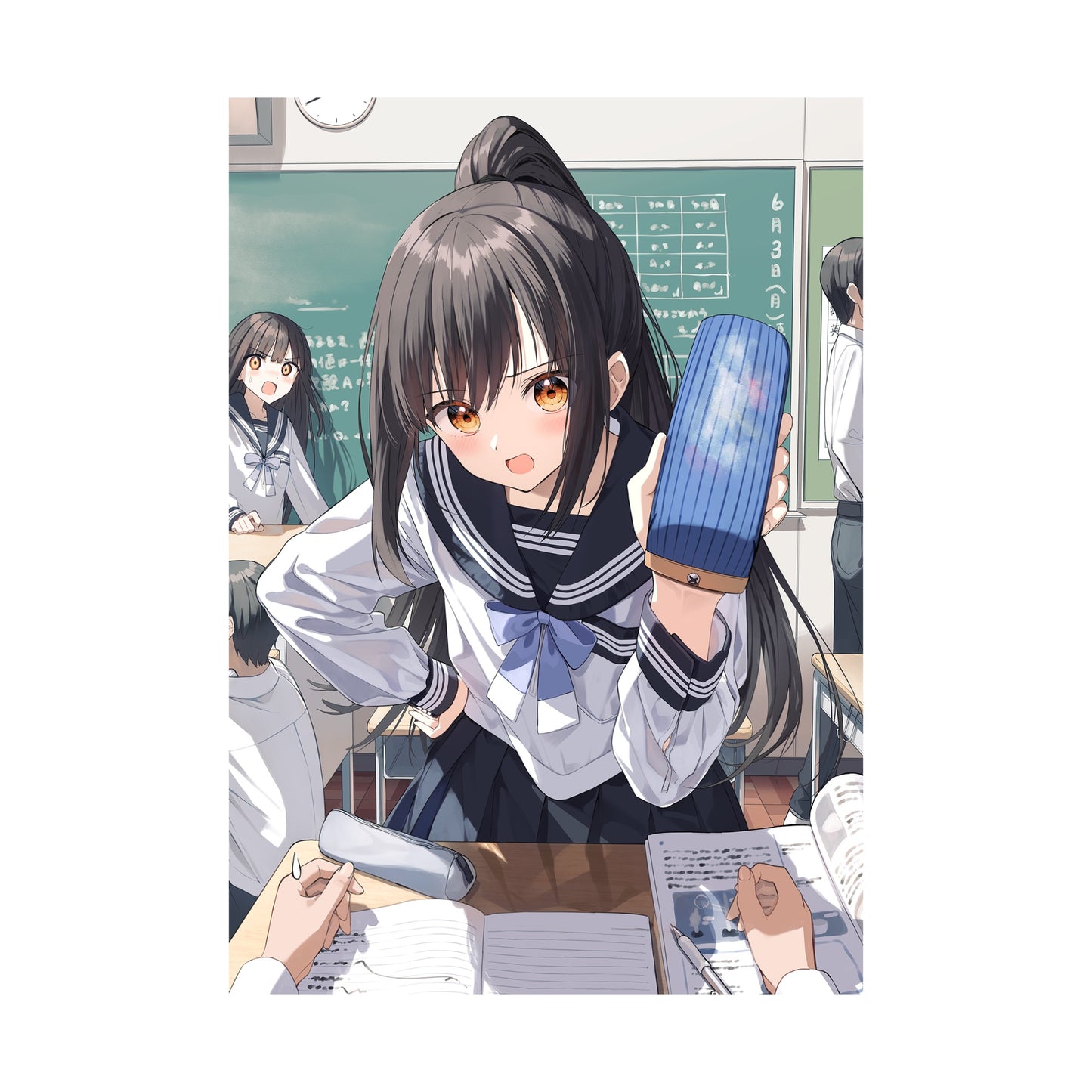 ぺんたごん個展 B3マットコーティングポスターC