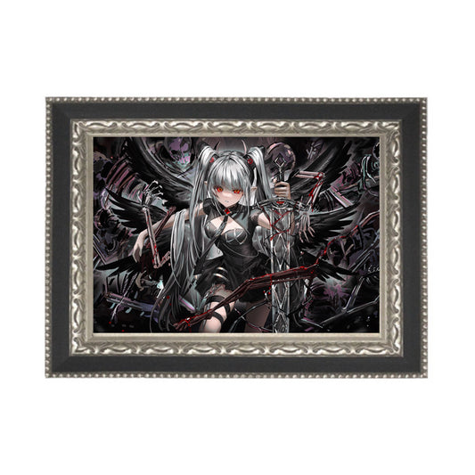 EmST がわこ個展「Number Mira」M20 キャンバスフレーム入り