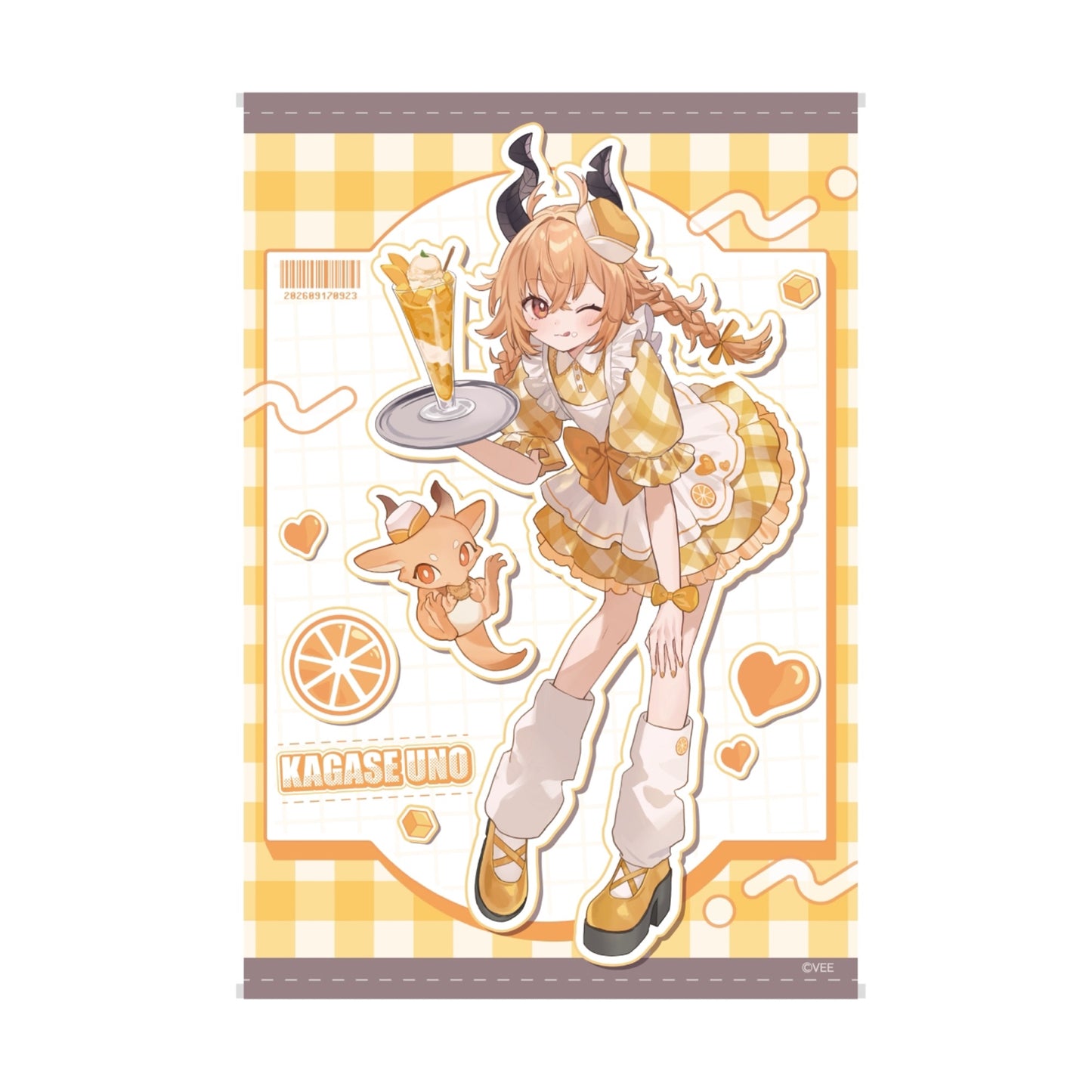しゅがお個展「“K”ROSSING」カガセ・ウノB2タペストリー
