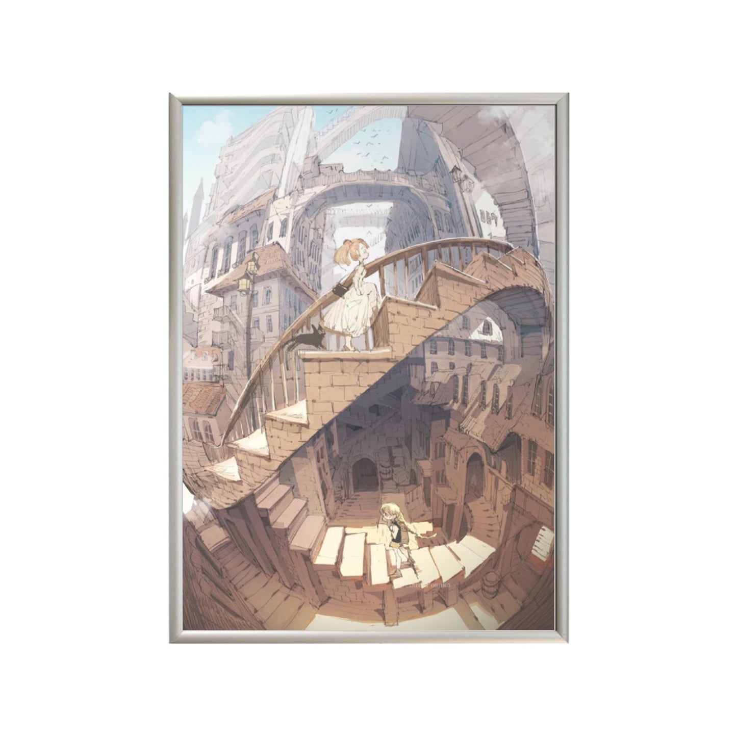 出水ぽすか個展『Reflection』 【5点限定】壁掛けミラーアートA