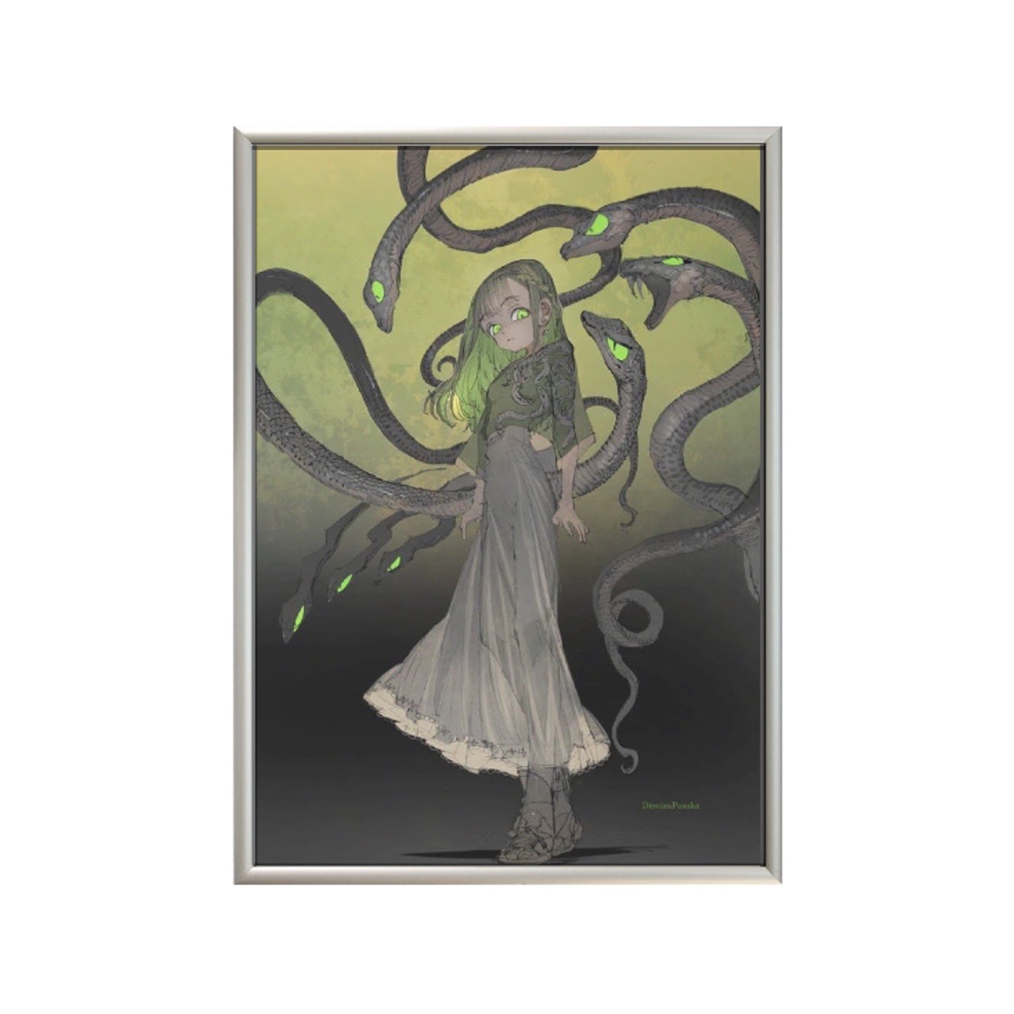 出水ぽすか個展『Reflection』 【5点限定】壁掛けミラーアートB