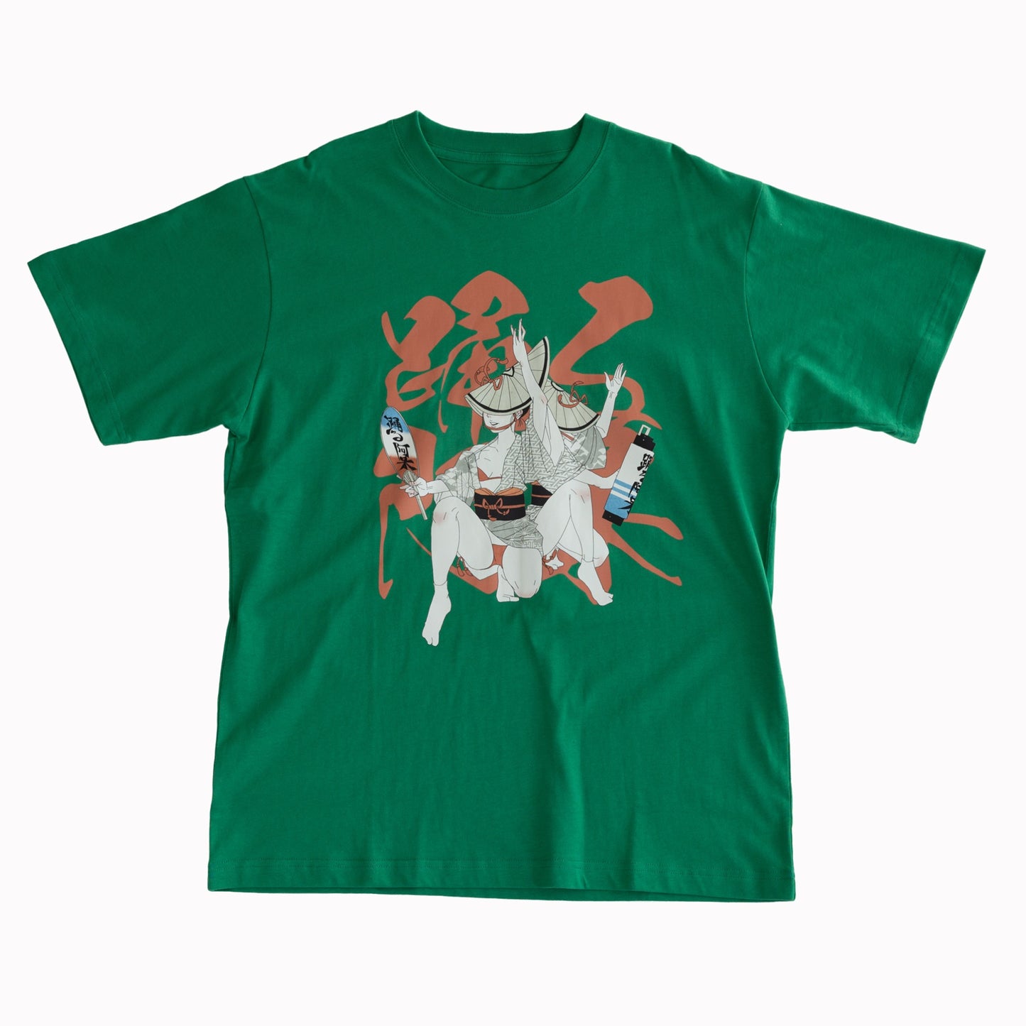 NEW JAPONICA 半袖Tシャツ「鈴木セイゴ #1」グリーン Lサイズ