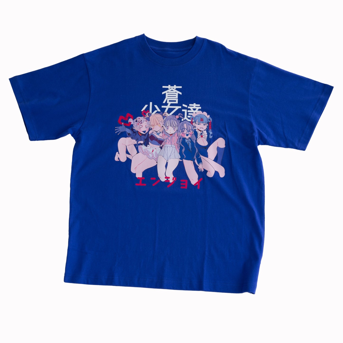 NEW JAPONICA 半袖Tシャツ「matumot #1」ブルー Lサイズ