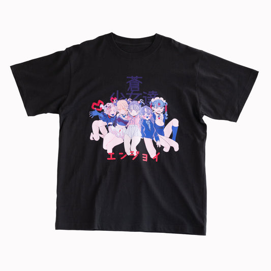 NEW JAPONICA 半袖Tシャツ「matumot #1」ブラック XLサイズ