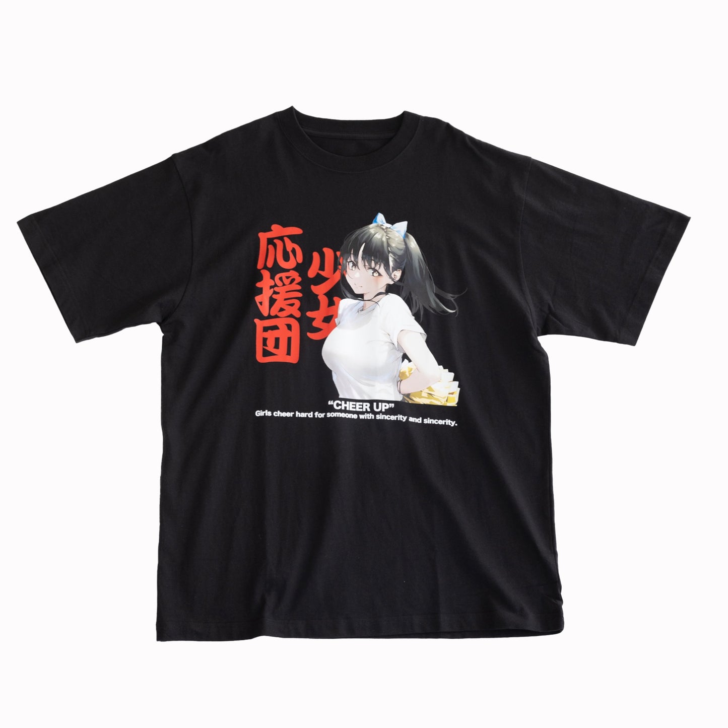NEW JAPONICA 半袖Tシャツ「jounsun#1」ブラック Lサイズ