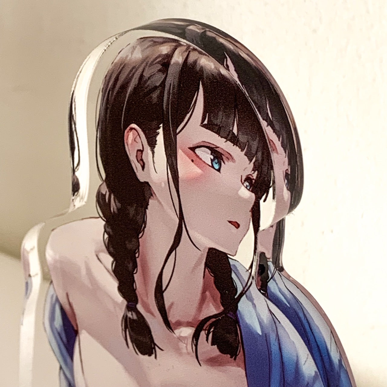 EmST jonsun個展「あと二日」 ダイカットアクリルブロックB「渚のパーカーっこ」