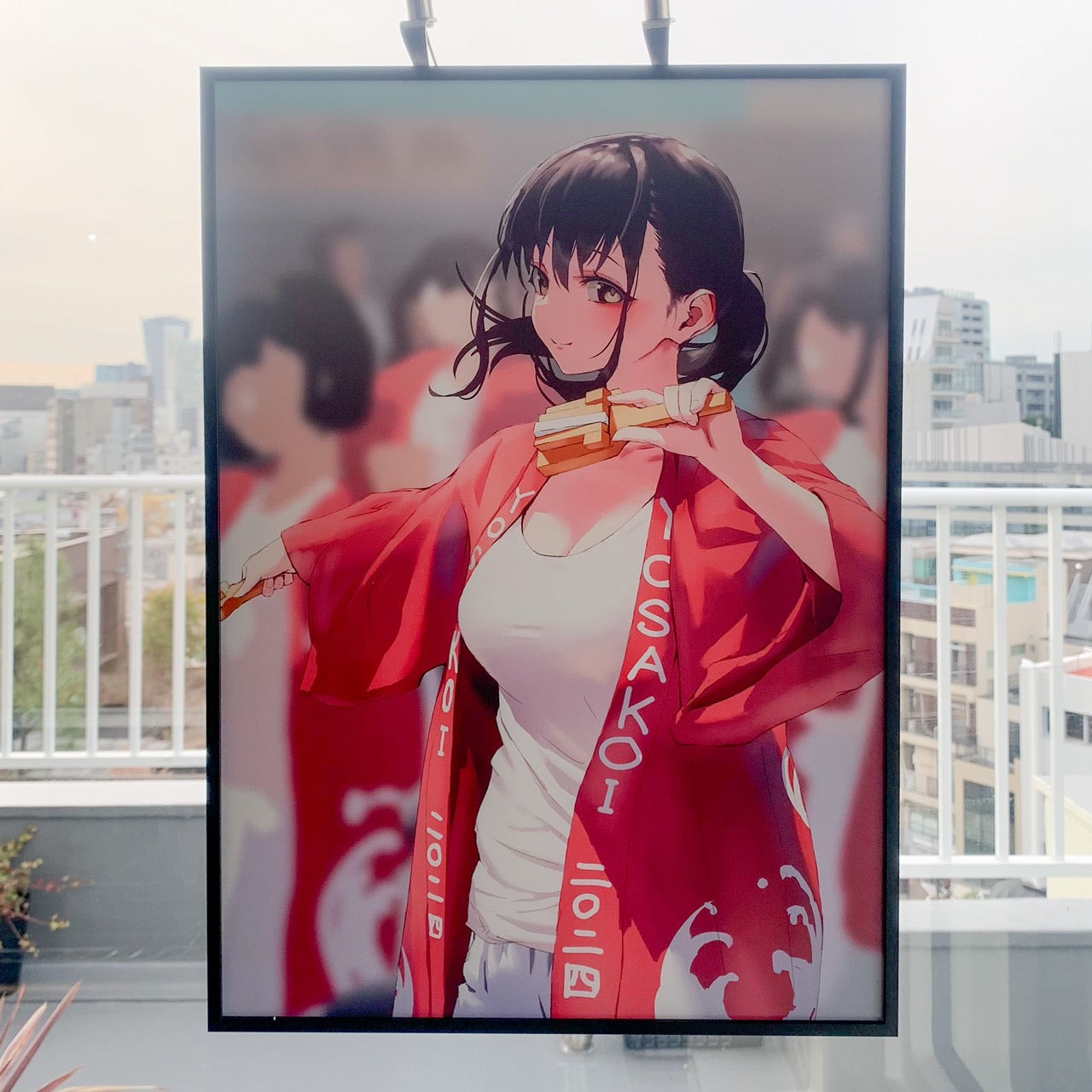 EmST jonsun個展「あと二日」 目が合うアート B 額装あり【限定10点】