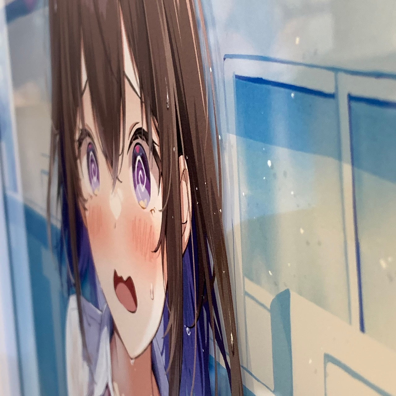 EmST 白クマシェイク個展「ラッキーエイト」レイヤードアクリルアート(額装入り)