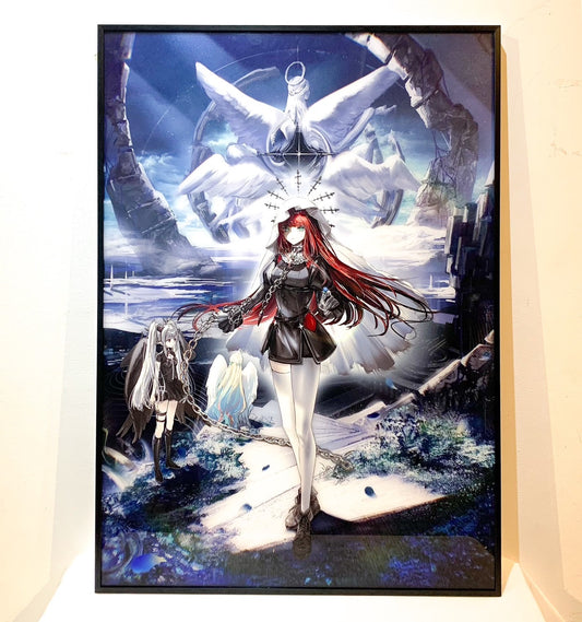 EmST がわこ個展「Number Mira」A2サイズレイヤードアクリル フレーム入り