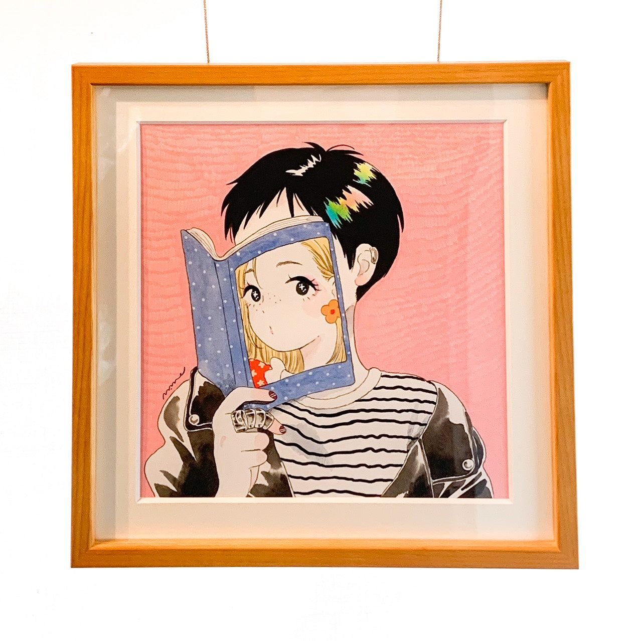 【1点限定】アナログ原画『きみも私もどっちも最高』