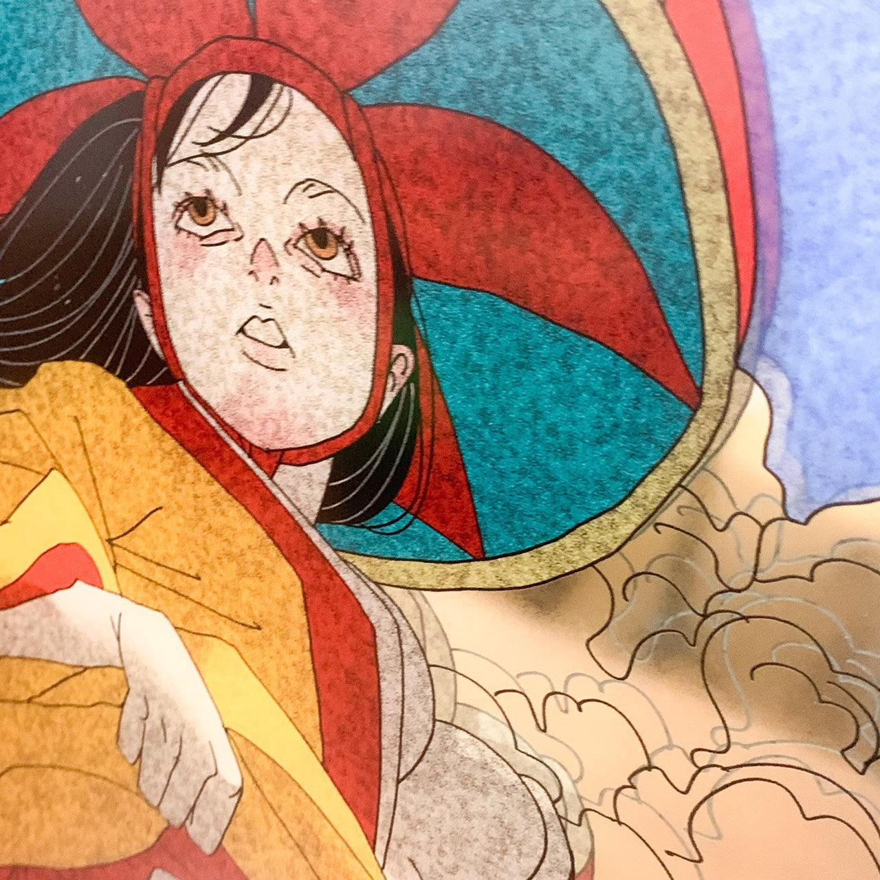 EmST 鈴木セイゴ個展『日ノ本美人寄』鏡面加工アートB