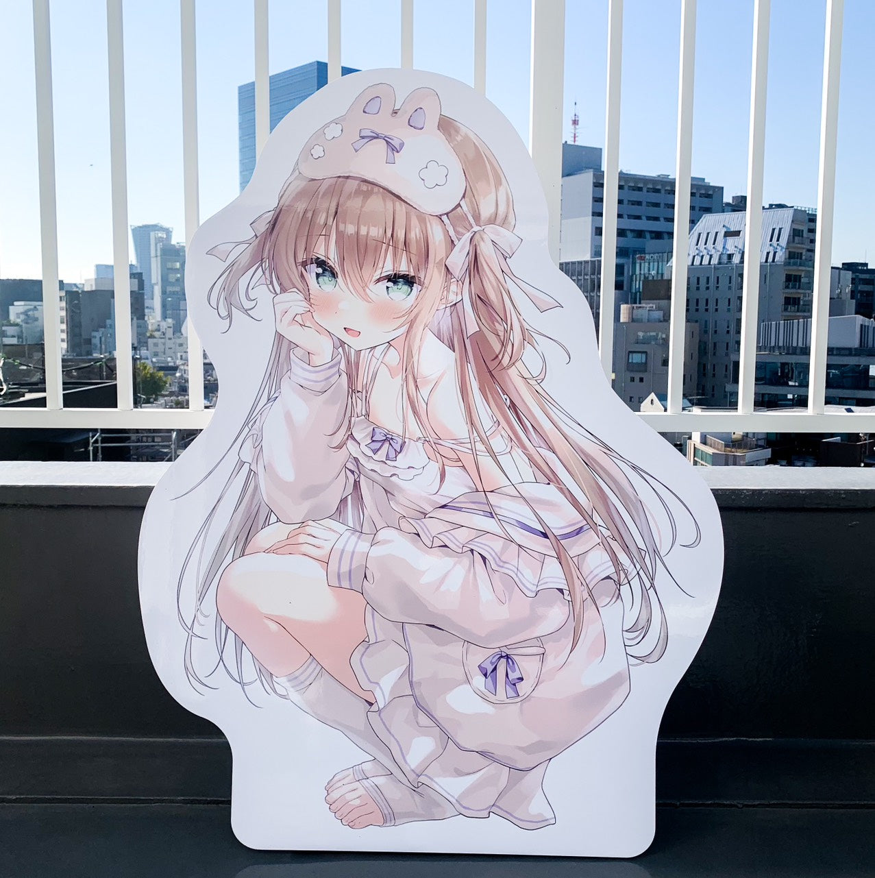 EmST 飴玉コン個展『Marshmallow Candy』等身大パネル