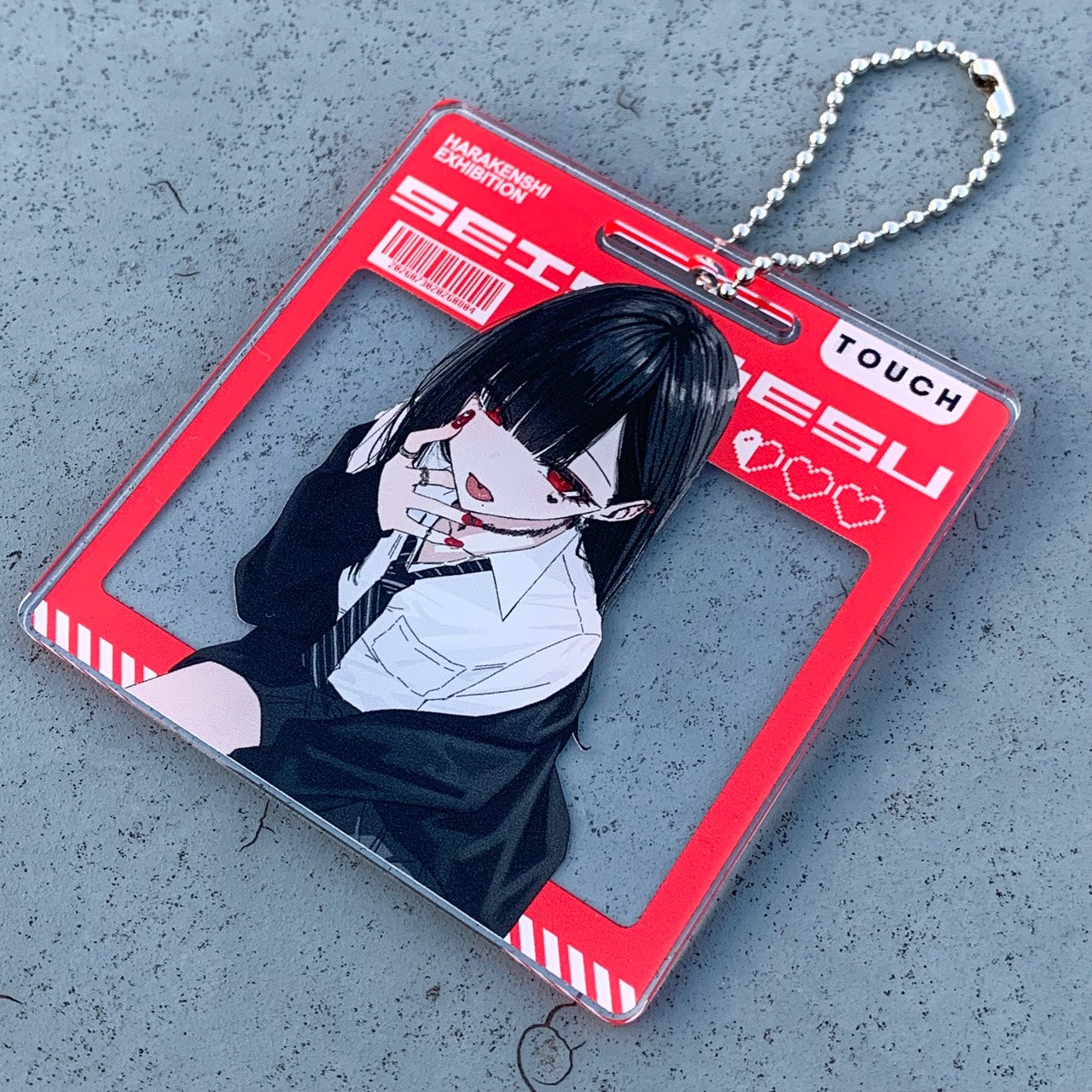 はらけんし個展 『TOUCH』 アクリルキーホルダー