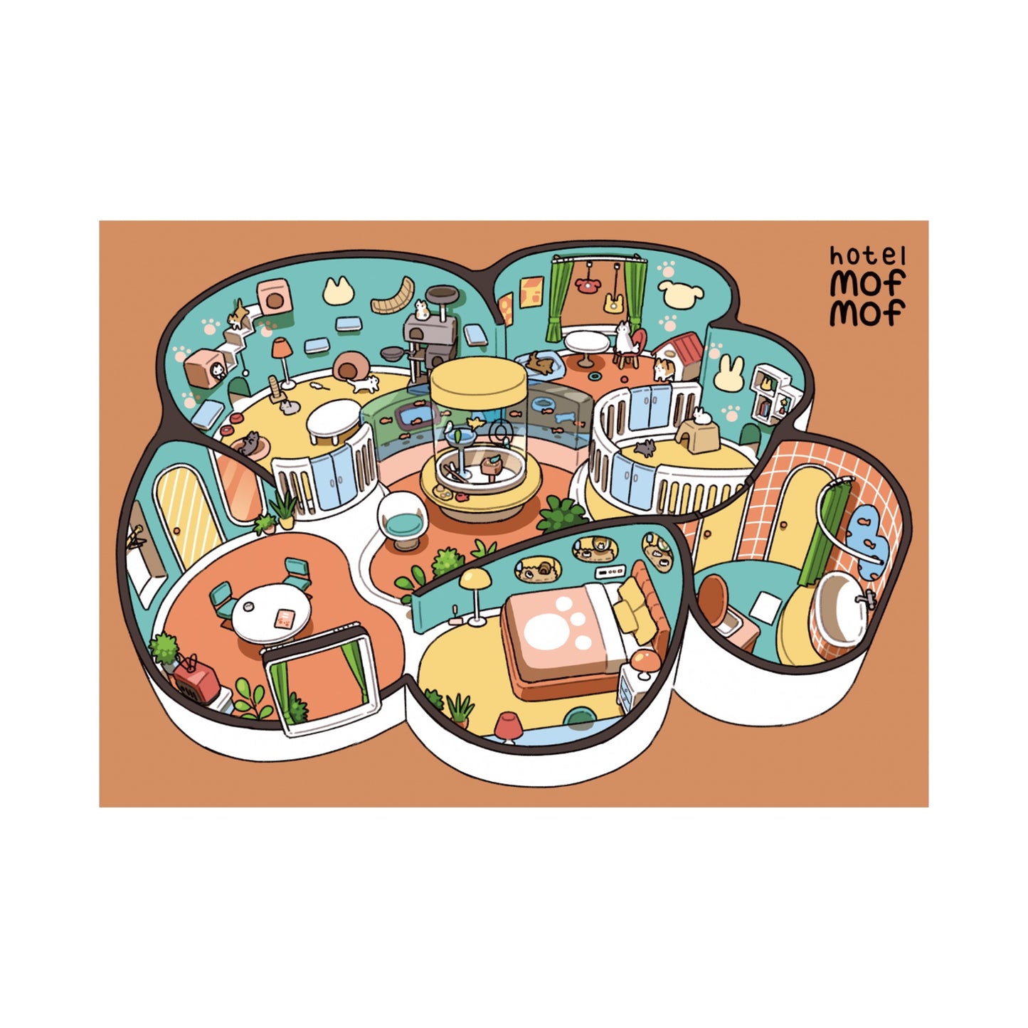 EmST TAO個展『TAOの空想ホテル』マットコーテングポスター B3サイズL