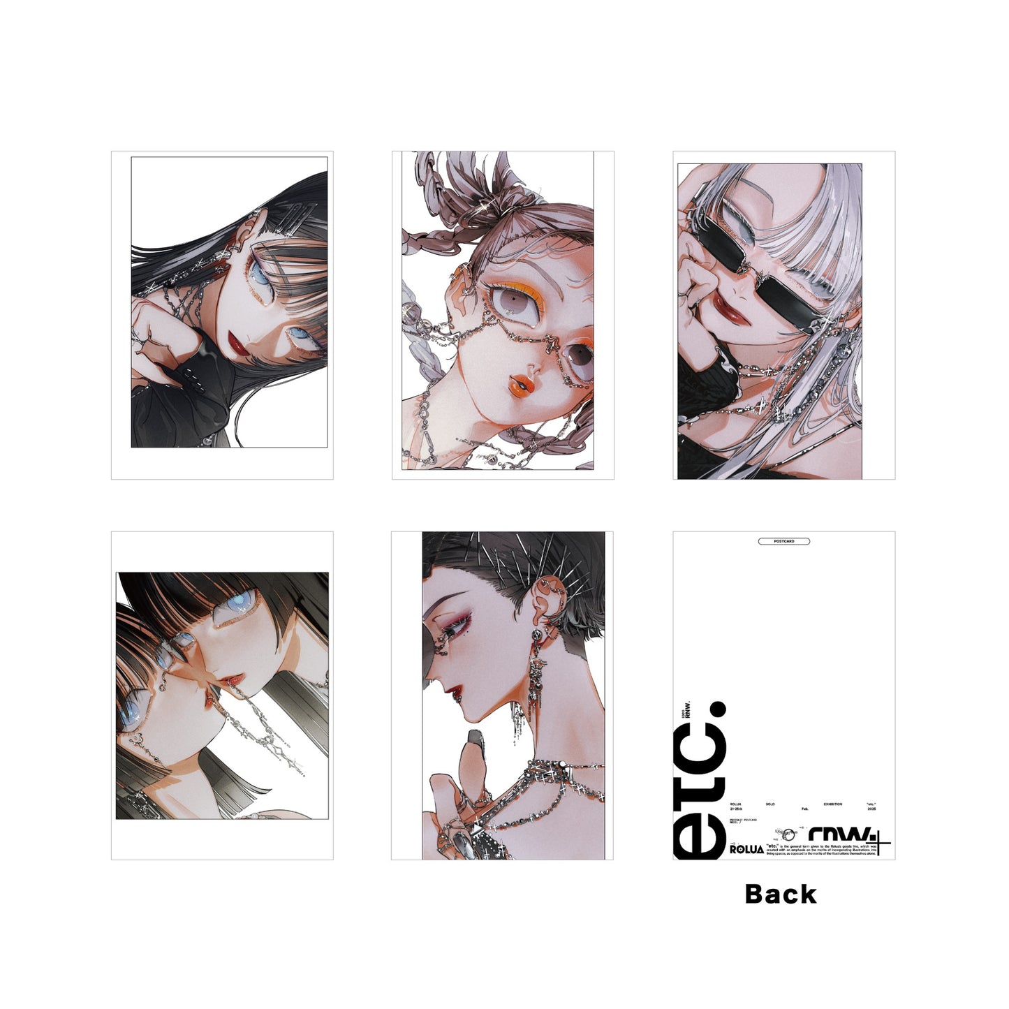 EmST ろるあ個展「etc.」 ポストカードSET