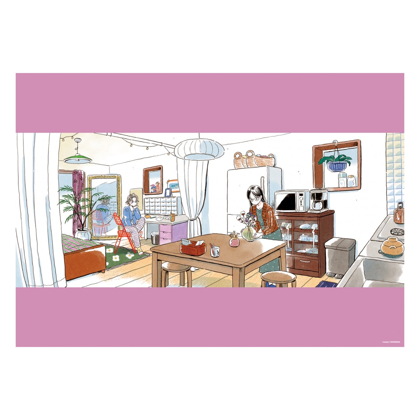 「東京ふたり暮らし日和」刊行記念イベントby mame マットコーティングポスター祐天寺