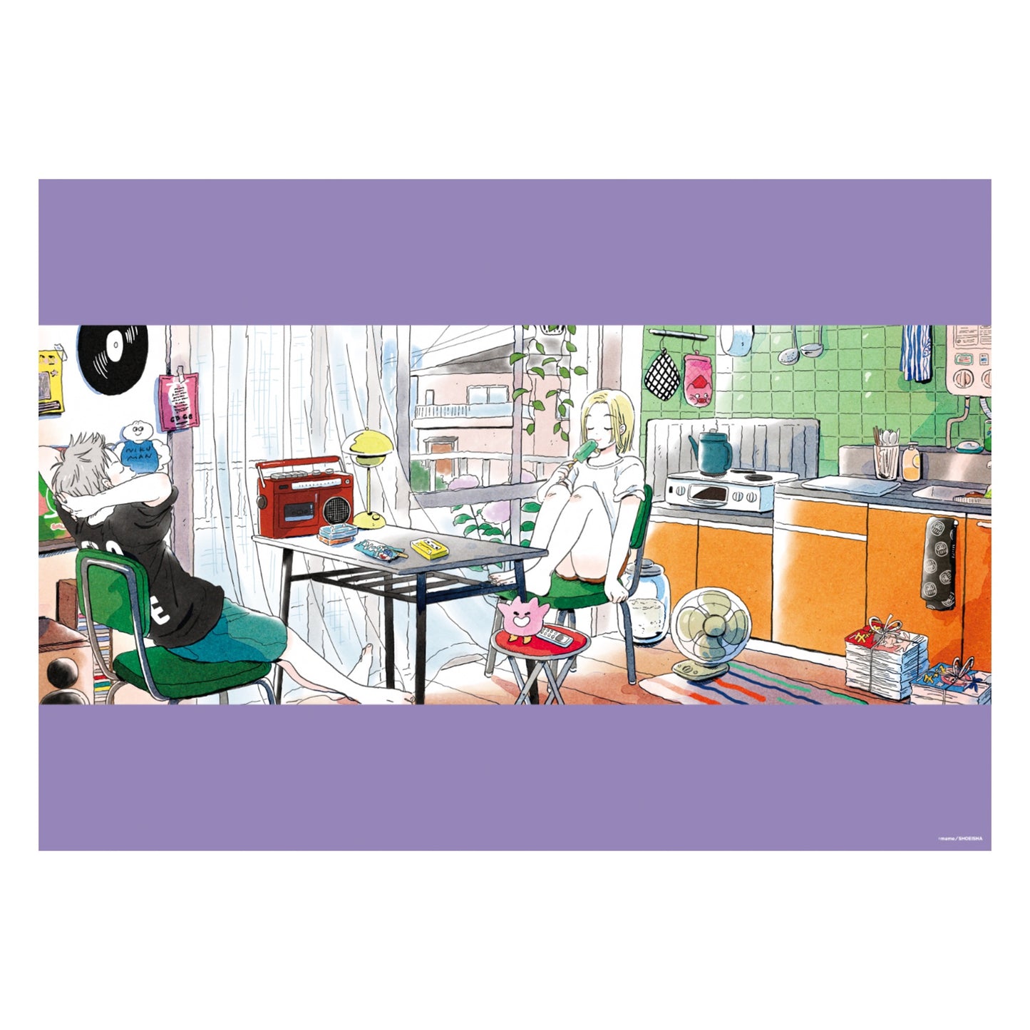 「東京ふたり暮らし日和」刊行記念イベントby mame マットコーティングポスター笹塚