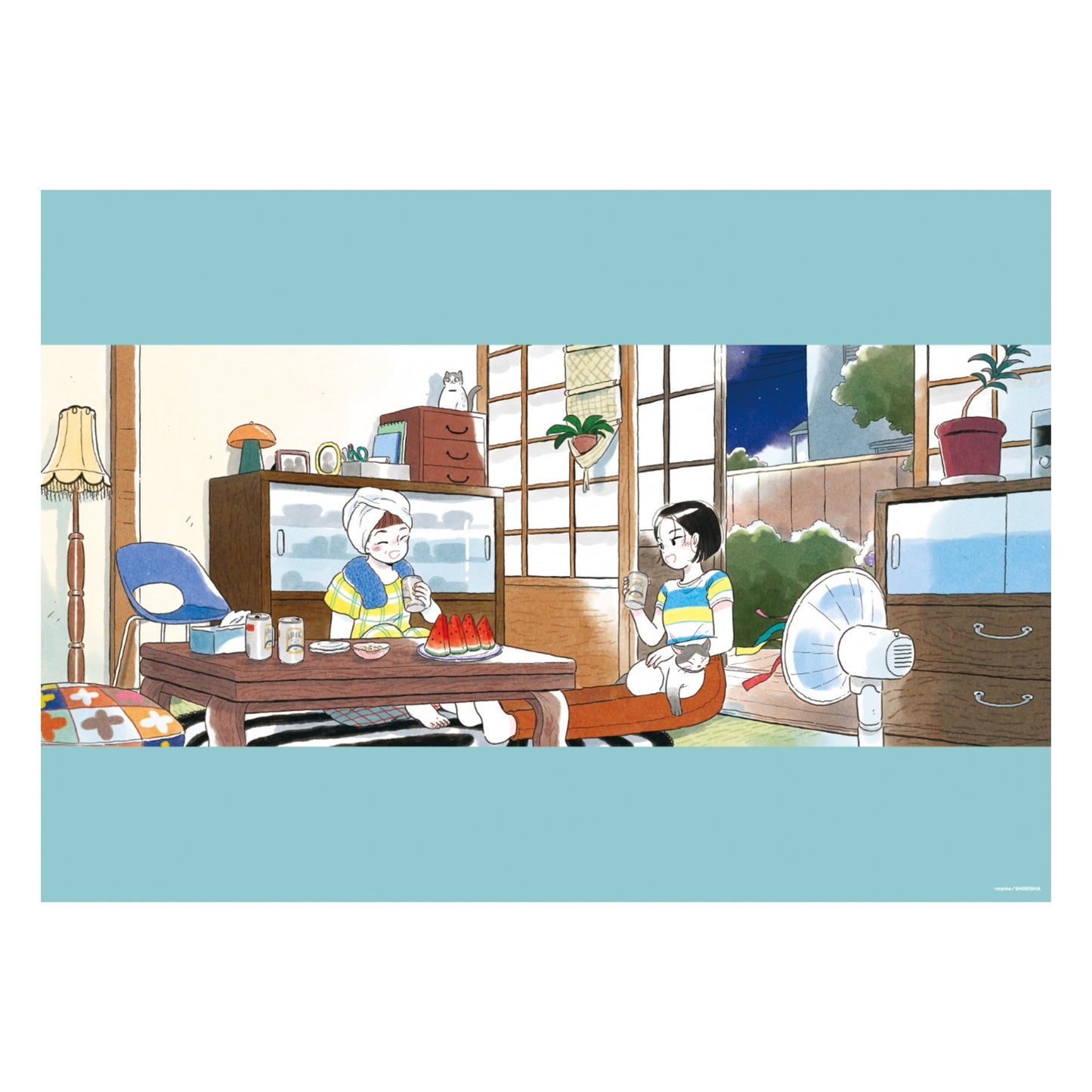 「東京ふたり暮らし日和」刊行記念イベントby mame マットコーティングポスター戸越銀座