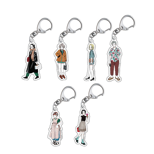 「東京ふたり暮らし日和」刊行記念イベントby mame ランダムミニアクキーB(ランダム6種)