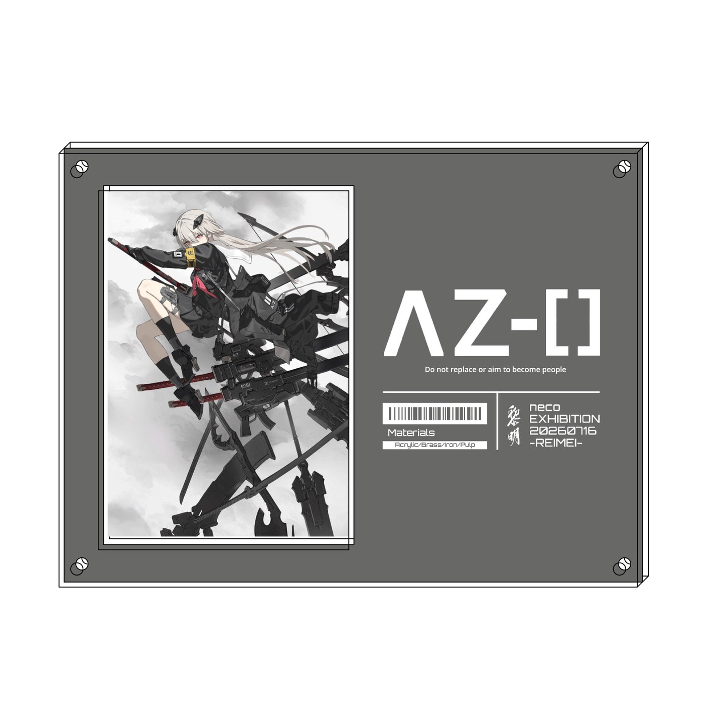 neco個展『黎明』卓上オリジナルフレームアート(直筆サイン入り)