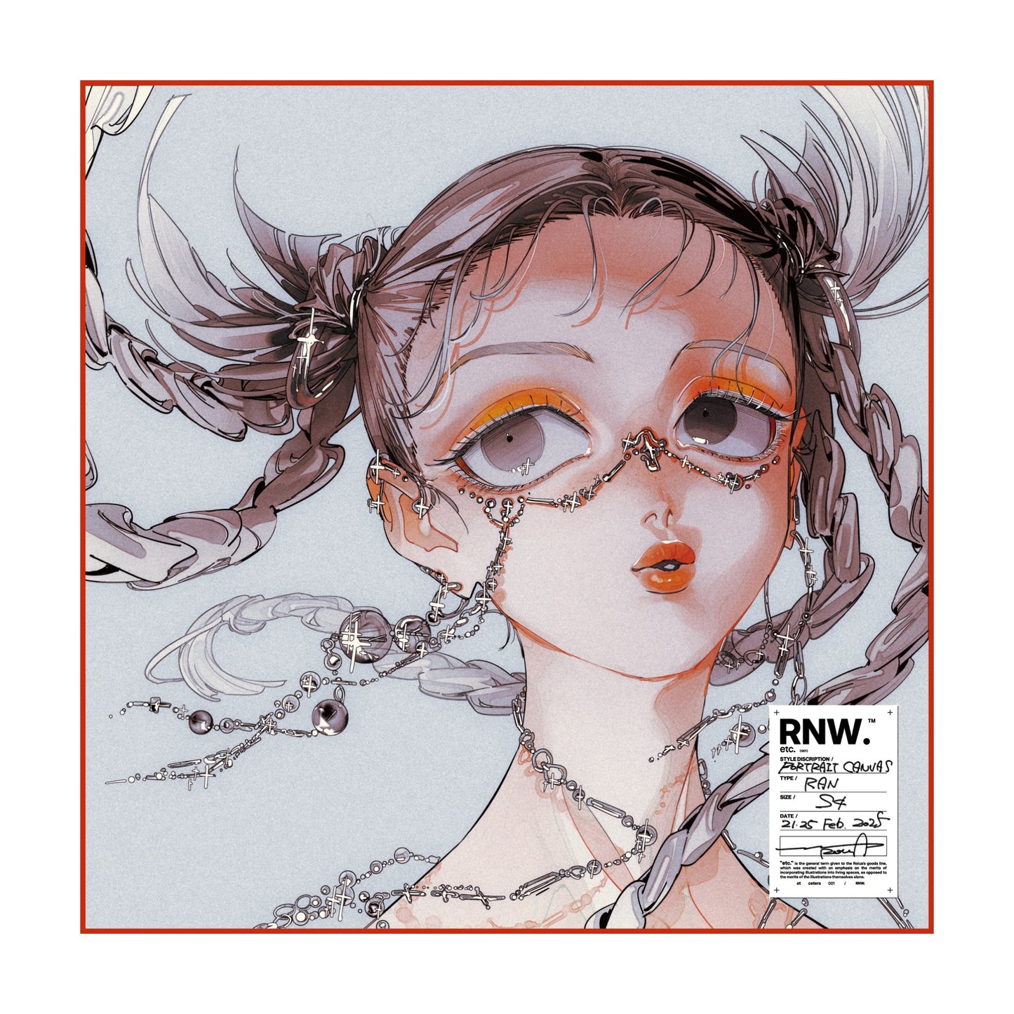 EmST ろるあ個展「etc.」 S4サイズクリア加工キャンバスB