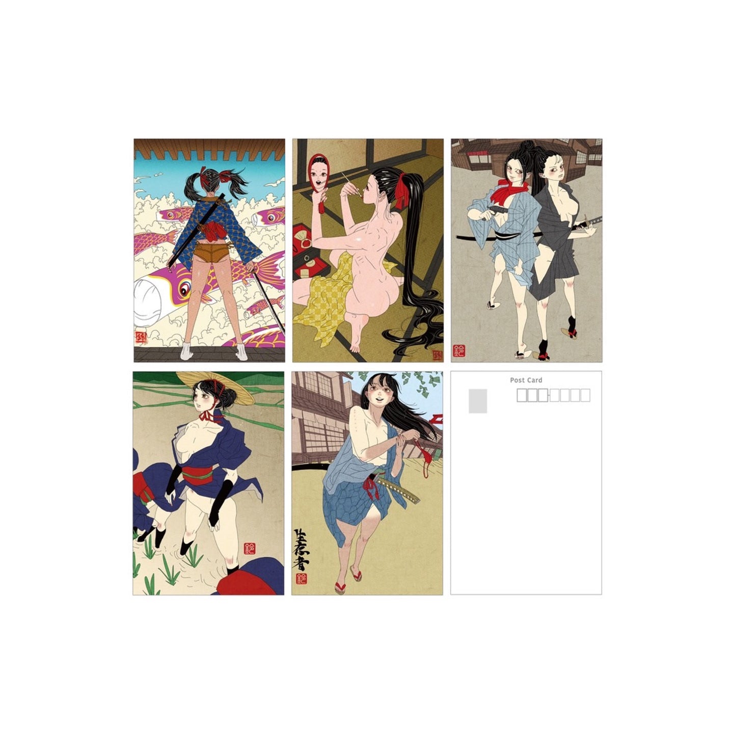 EmST 鈴木セイゴ個展「新版」 ポストカードSET(5種/1SET)A