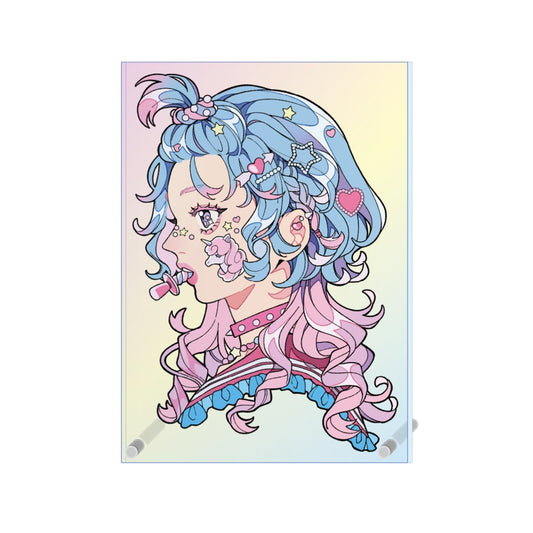 PONKO個展オーロラアクリルボードB