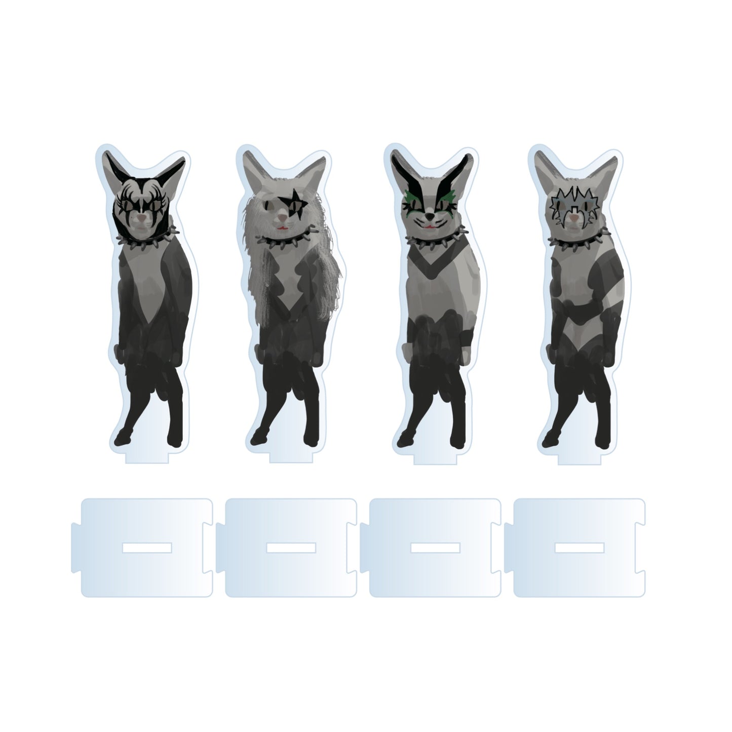 EmST 友野るい個展『戯画☆桃太郎奇譚』4連下っ端構成員アクスタSET