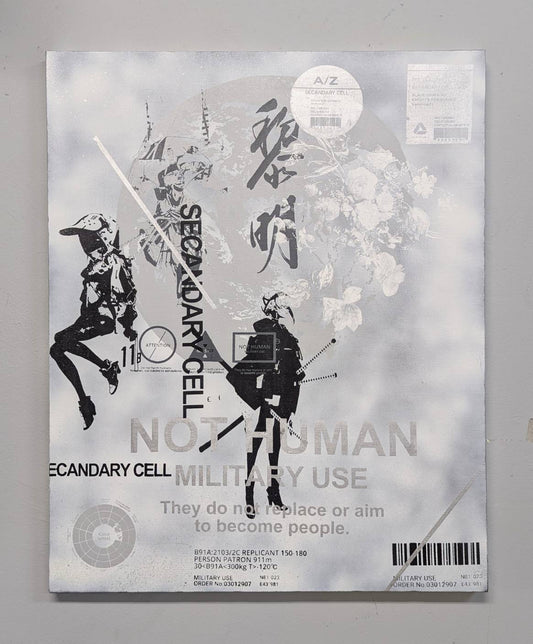 neco個展 『黎明』京都巡回展1点限定　F15キャンバスアート pattern A