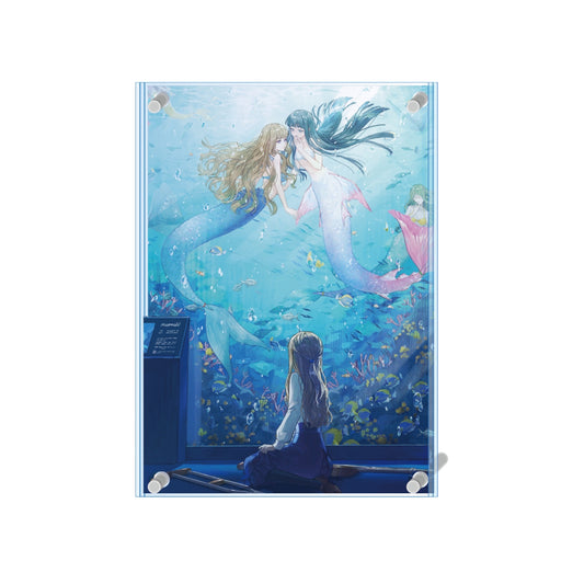 寿なし子個展『あの子は夢の中』レイヤードアクリルボード