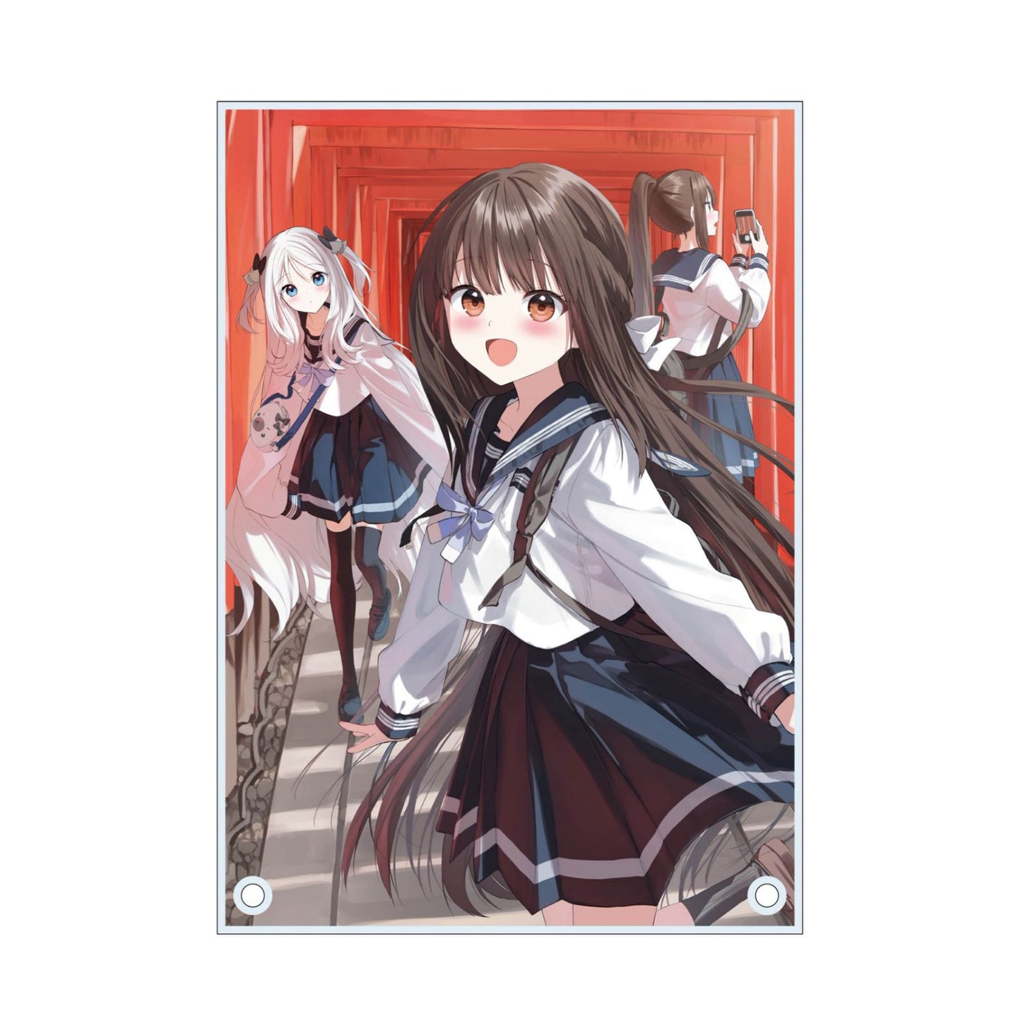 ぺんたごん個展 描き下ろしアクリルボード KYOTO
