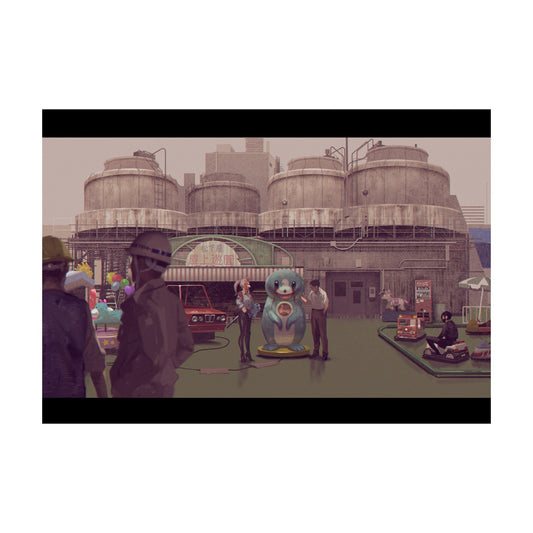 EmST 友野るい個展『戯画☆桃太郎奇譚』マットコーティングポスターF