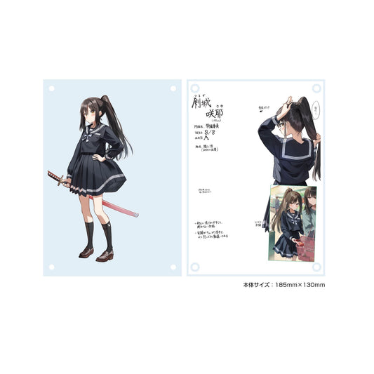 ぺんたごん個展 レイヤードアクリルボードC