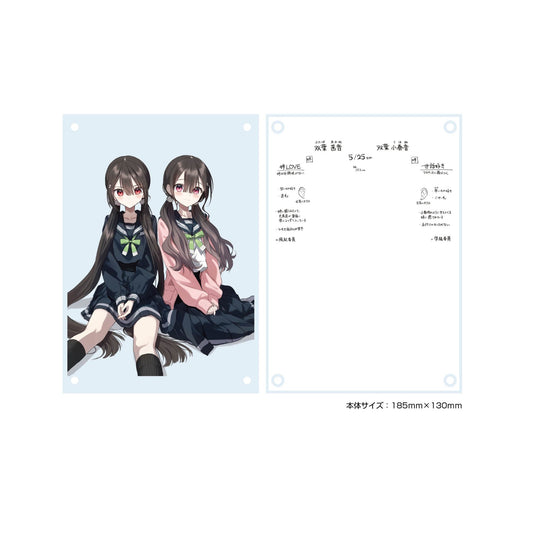 ぺんたごん個展 レイヤードアクリルボードE