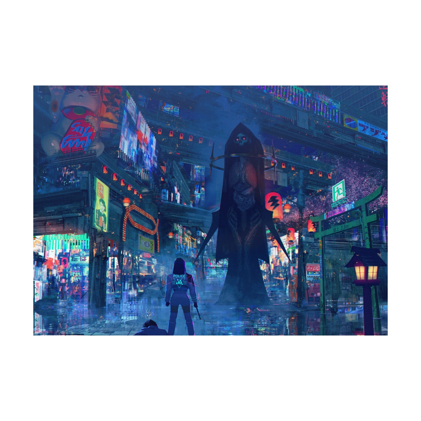 EmST 友野るい個展『戯画☆桃太郎奇譚』マットコーティングポスターD